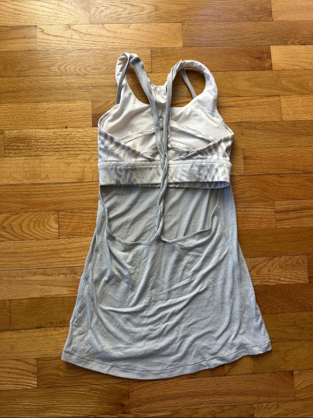 lululemon athletica Light Gray Racerback Tank Dress